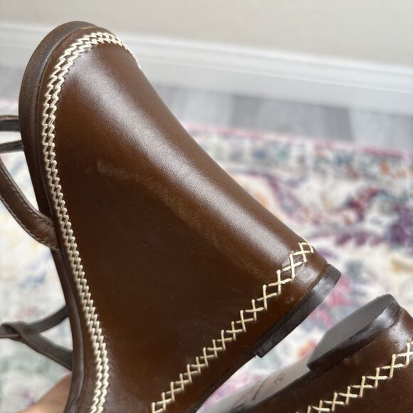 Christian Dior Brown Wedge Sandals - Picture 7 of 11